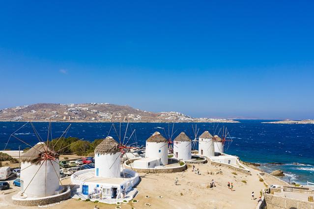 Mykonos windmills